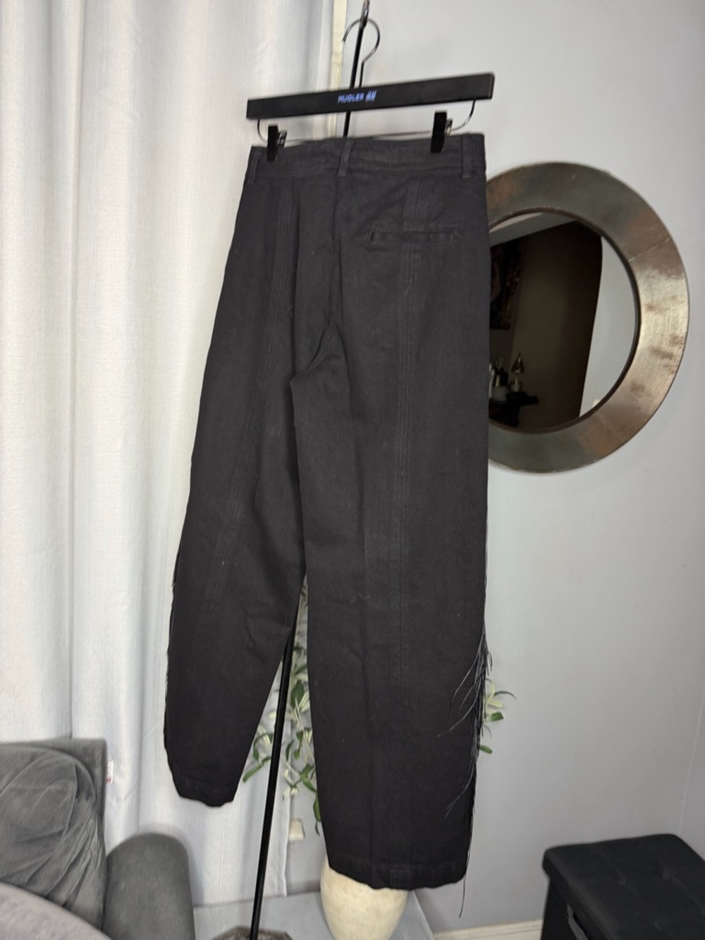 NWT Zara Woman Bloggers Fav ZW COLLECTION LIMITED EDITION FRINGED PANTS Jeans 4 - Picture 12 of 12